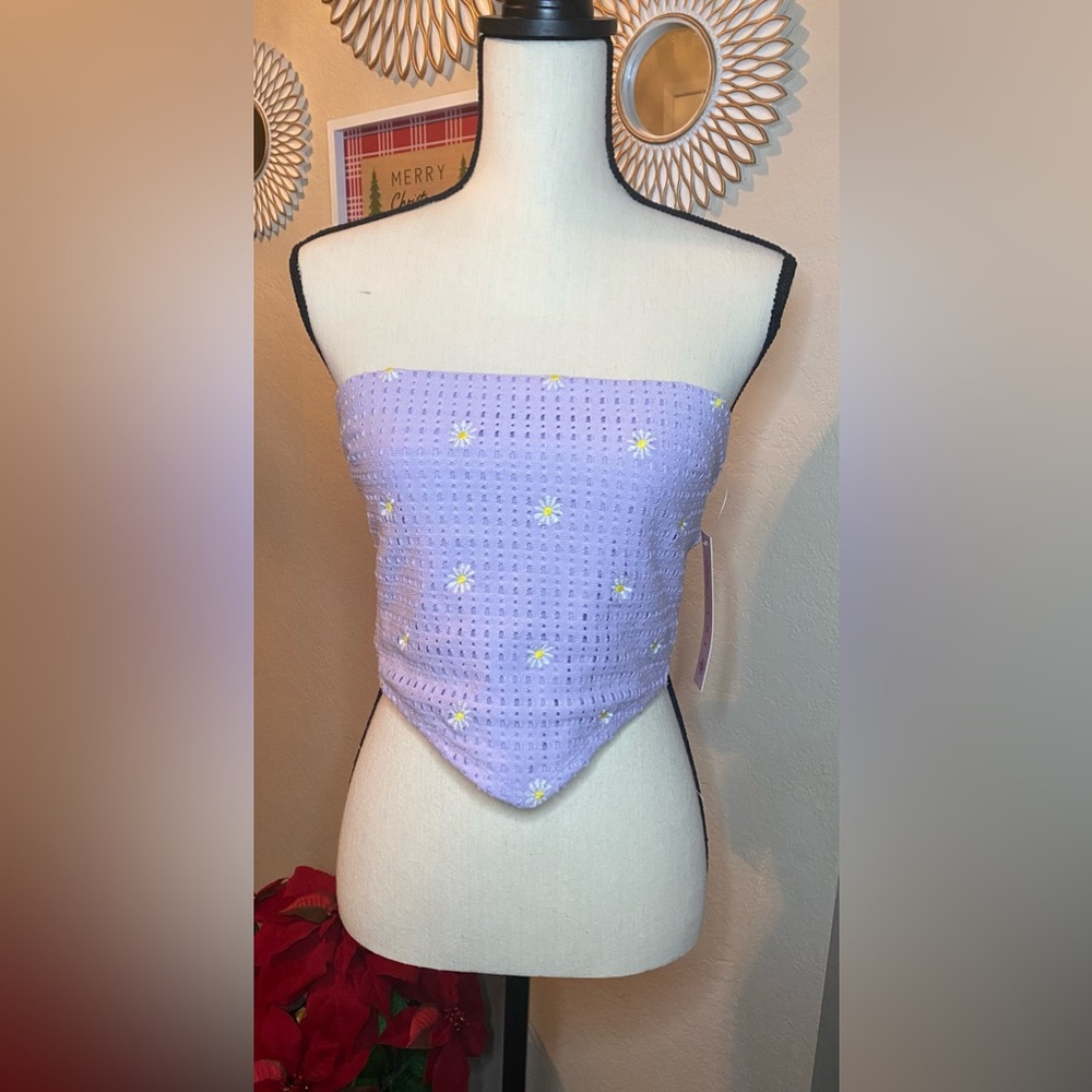 NWT Crave Fame Handkerchief Tube Top